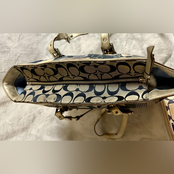 Patchwork Vintage Coach Tote Bag - Picture 6 of 12